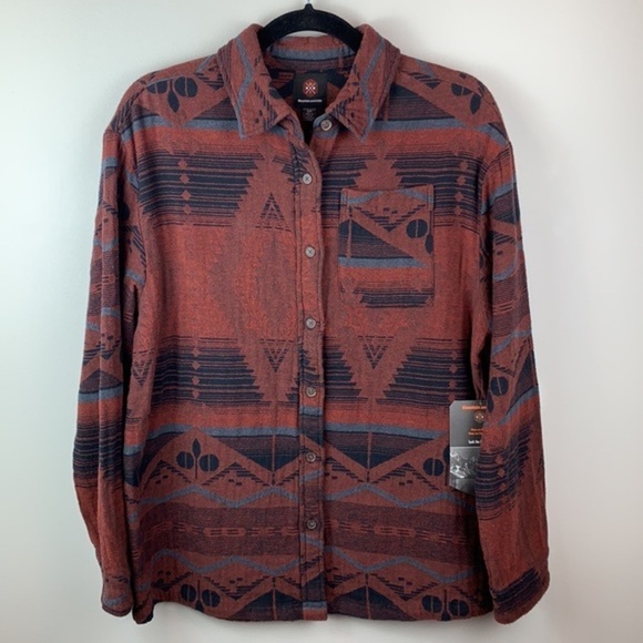 Mountain and Isles Southwestern Shirt Jacket NWT - Picture 2 of 9